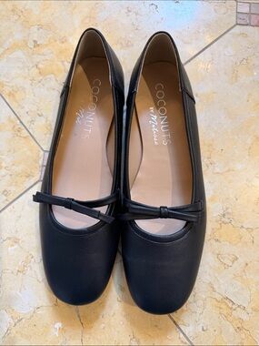 Coconuts by Matisse Black Bow Ballet Flats